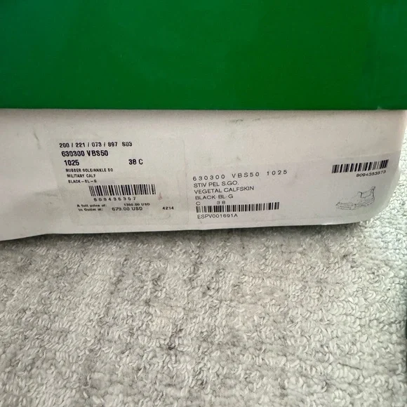 NWT Bottega Veneta Black Leather Boots - Picture 6 of 6